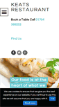 Mobile Screenshot of keatsrestaurant.co.uk